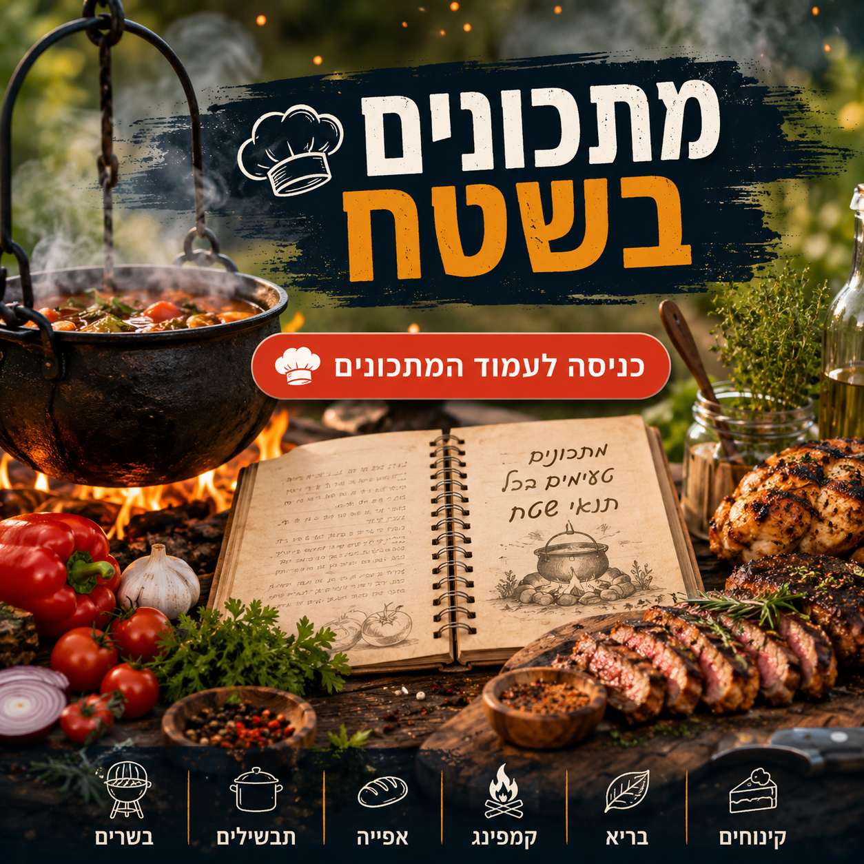 מתכונים בשטח