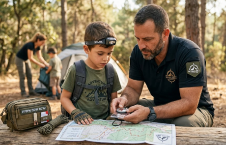 דור העתיד בשטח: המדריך המלא להורים שרוצים לנתק את הילדים מהמסכים וללמד אותם הישרדות וניווט